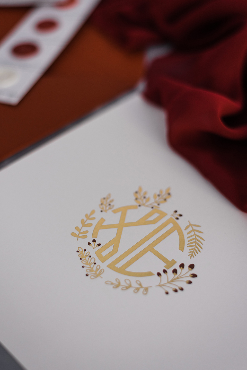 Gold Foil Wedding Invitations 